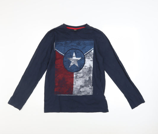 Boys UK Size 14 Years K by K Blue Basic T-Shirt