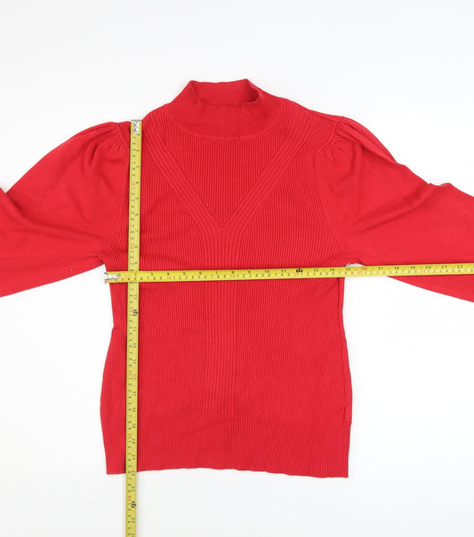Womens UK Size 16 River Island Red Pullover Jumper