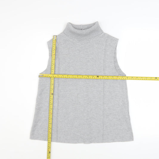 Womens UK Size M Zara Grey Vest Jumper