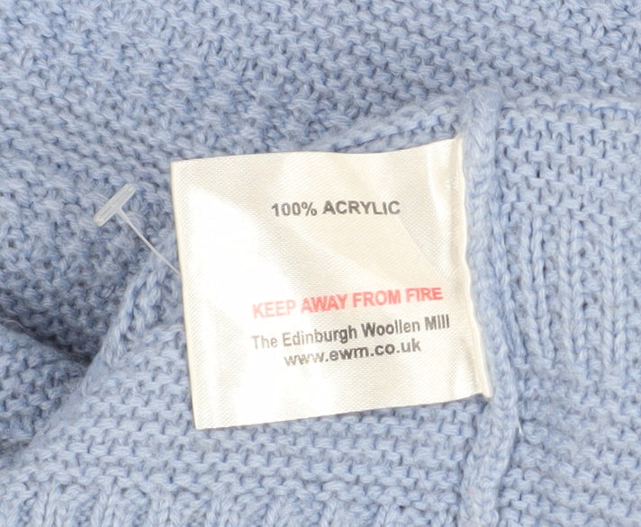 Womens UK Size M ISLE Collection Blue Pullover Jumper