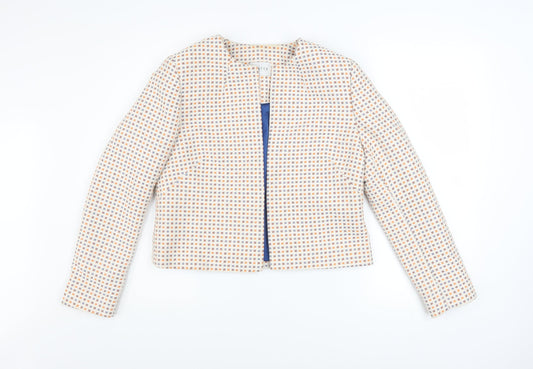 Womens UK Size 10 Eastex Multicoloured Basic Jacket