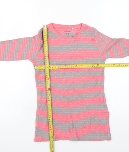 Girls UK Size 11-12 Years name it Pink Basic T-Shirt