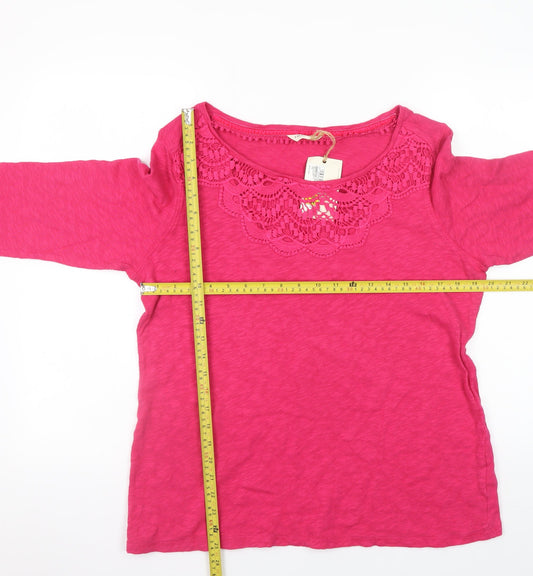 Womens UK Size 16 Marks and Spencer Pink Tunic Blouse