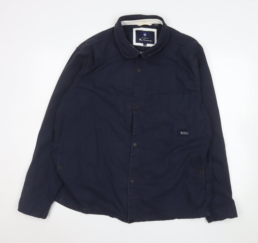 Mens UK Size 2XL Ben Sherman Blue Basic Jacket