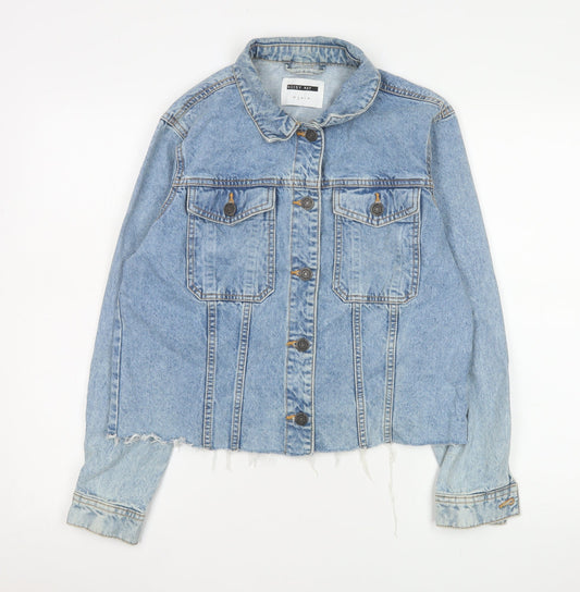 Womens UK Size M Noisy may Blue Basic Jacket