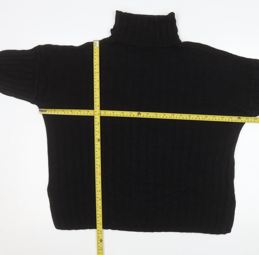 Womens UK Size 10 Threadbare Black Pullover Jumper