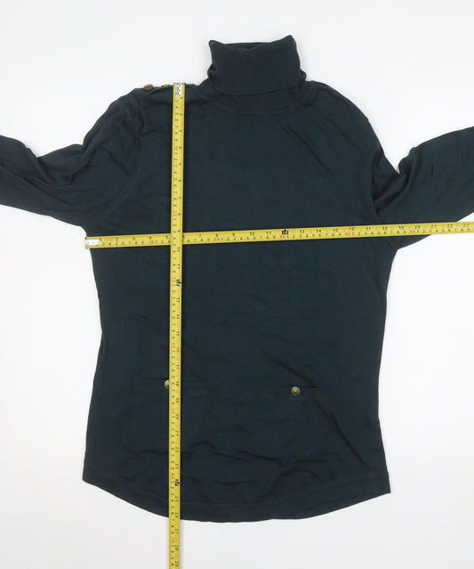 Womens UK Size 14 Warehouse Black Pullover Jumper