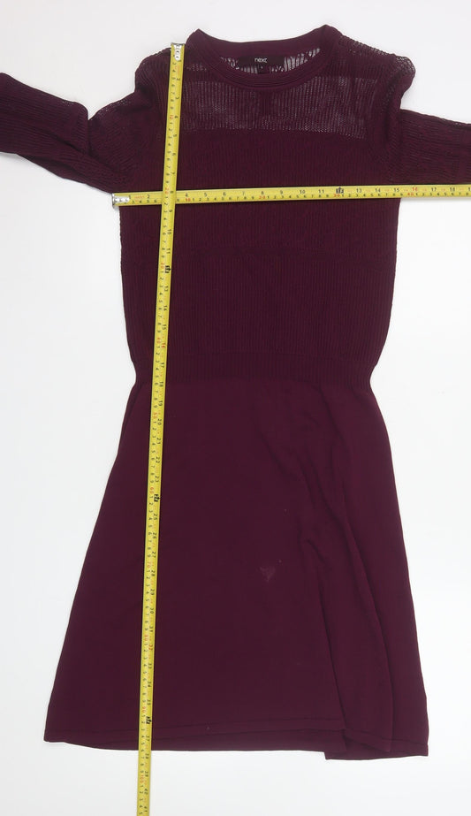 Womens UK Size 8 NEXT Fit & Flare Dress
