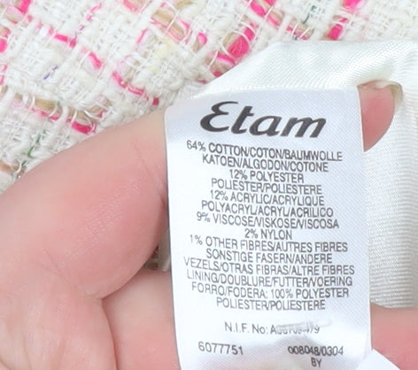 Womens UK Size 14 Etam Regular Multicoloured Blazer