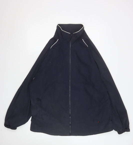 Trutex Sport Men's Blue XL Basic Full Zip Jacket with Pockets