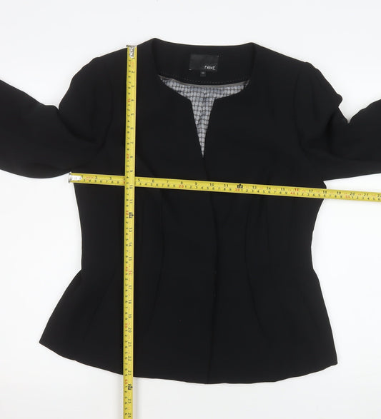 Womens UK Size 12 NEXT Regular Black Suit Jacket