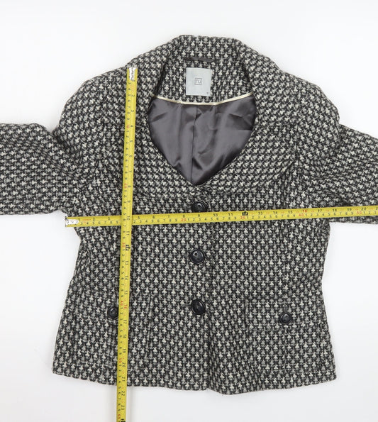 Womens UK Size 12 TU Regular Black Blazer