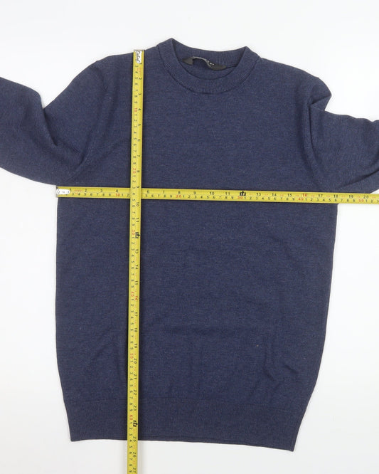 Mens UK Size S Primark Blue Pullover Jumper