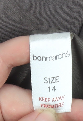 Womens UK Size 14 Bonmarché Brown Basic Jacket