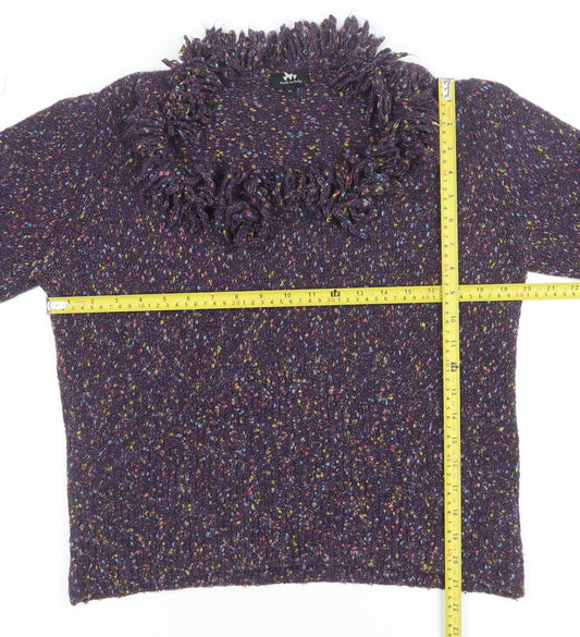 Womens UK Size XL Marks and Spencer Purple Pullover Jumper
