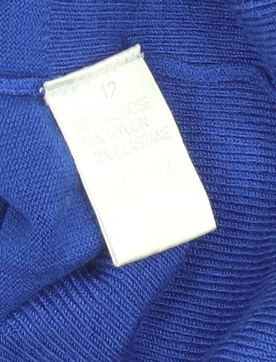 Womens UK Size 12 Select Blue Pullover Jumper