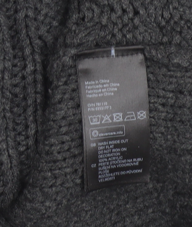 Womens UK Size 12 H&M Black Pullover Jumper