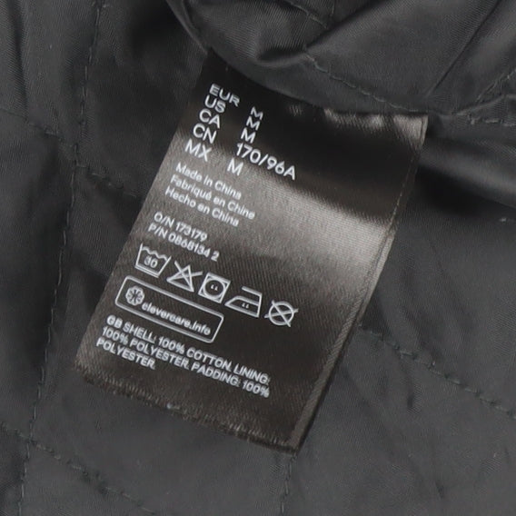 Womens UK Size M H&M Black Parka Coat