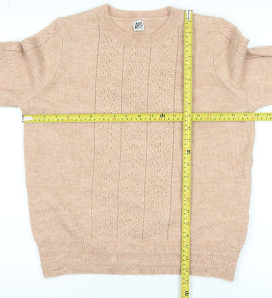 Womens UK Size M La Redoute Collections Beige Pullover Jumper