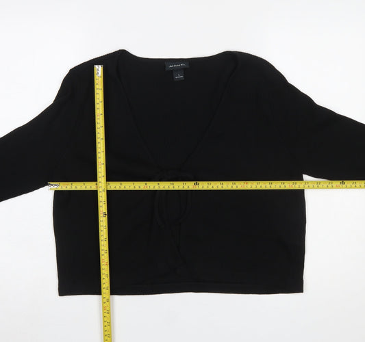 Womens UK Size L Monki Black Cardigan Jumper