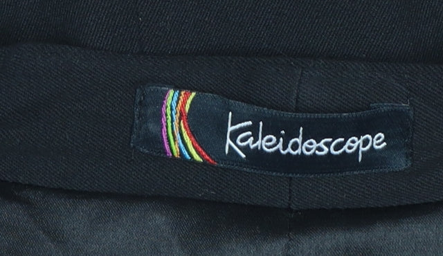 Womens UK Size 12 Kaleidoscope Regular Black Blazer
