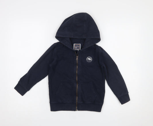 Boys UK Size 6-7 Years SoulCal & Co Blue Full Zip Hoodie
