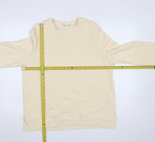 Womens UK Size 16 Bossini Beige Pullover Sweatshirt