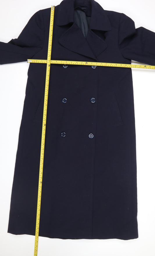 Womens UK Size 12 Wensum Blue Overcoat