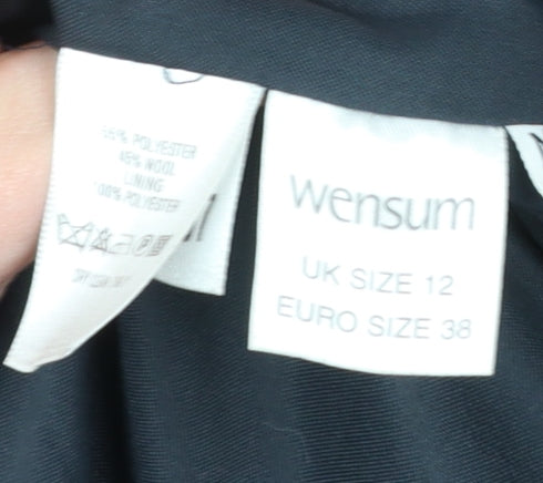 Womens UK Size 12 Wensum Blue Overcoat