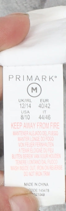 Womens UK Size 12/14 Primark Grey Pullover Sweatshirt