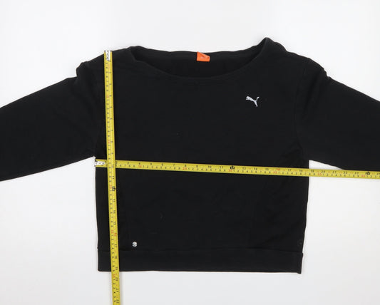Womens UK Size 14 PUMA Black Pullover Sweatshirt