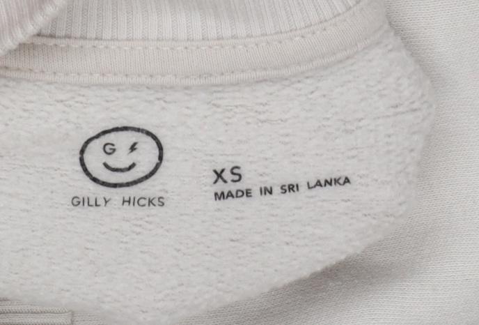 Womens UK Size XS Gilly Hicks Beige Pullover Sweatshirt