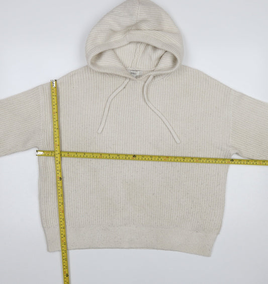 Womens UK Size M Marks and Spencer Ivory Pullover Jumper