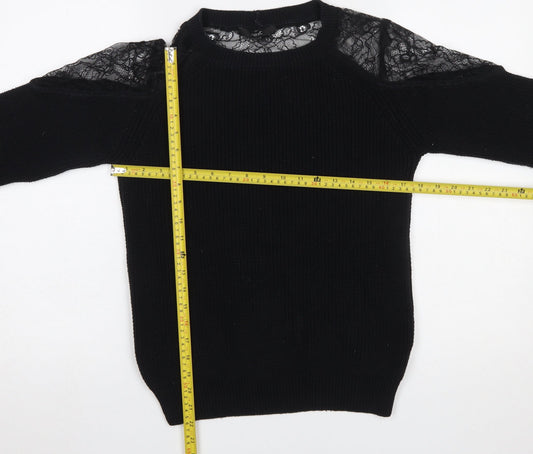 Womens UK Size 10 NEXT Black Pullover Jumper