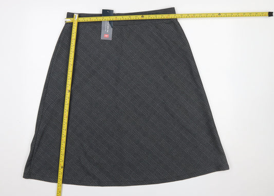 Womens UK Size 16 Cotton Traders A-Line Jersey Skirt