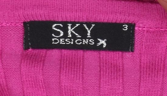 Womens UK Size 12 Sky Designs Pink Cardigan Jumper
