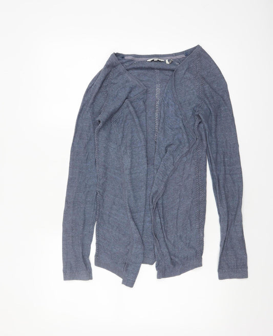 Womens UK Size 8 FatFace Blue Cardigan Jumper