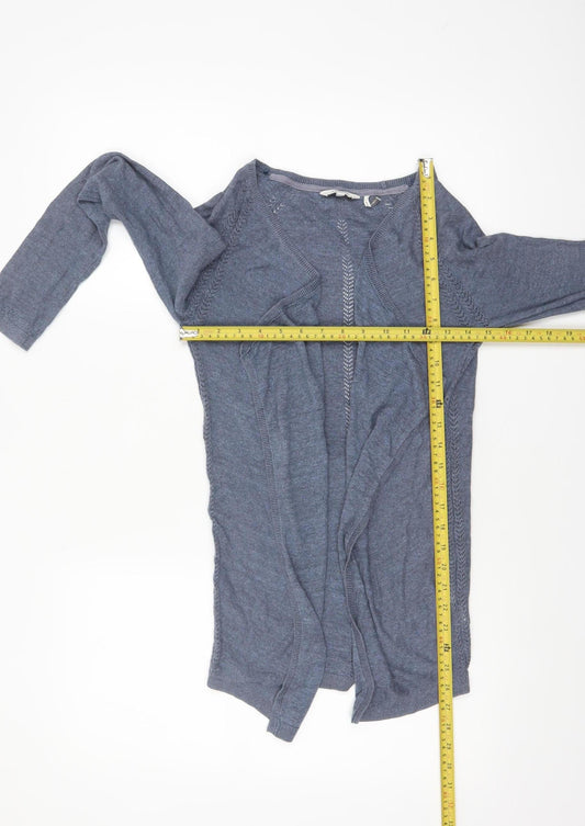Womens UK Size 8 FatFace Blue Cardigan Jumper