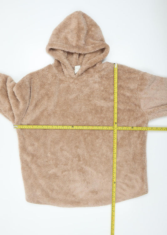 Womens UK Size M H&M Beige Pullover Hoodie