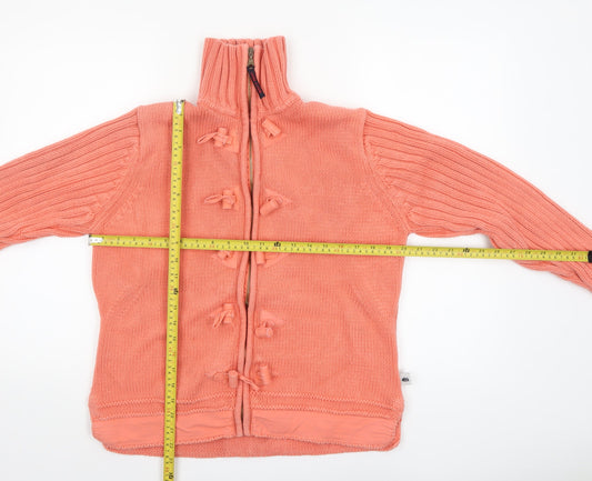 Womens UK Size 2XL Hublot Pink Full Zip Jumper
