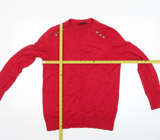 Womens UK Size 14 Wallis Red Pullover Jumper