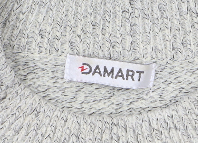 Womens UK Size XS Damart Grey Pullover Jumper