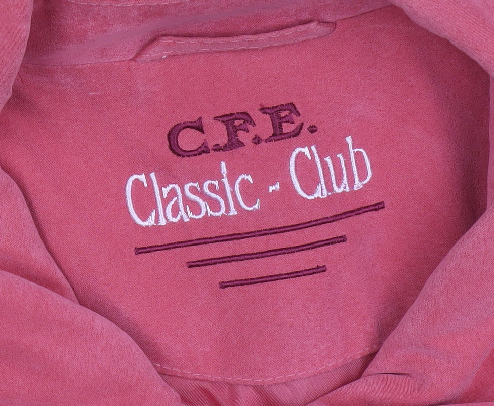 Womens UK Size 14 C.F.E. Classic Club Red Basic Jacket