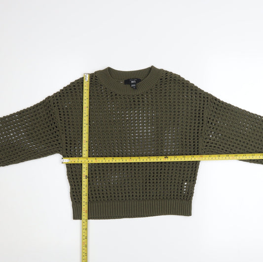 Girls UK Size 10-11 Years New Look Green Pullover Jumper