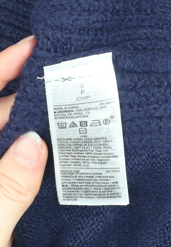 Womens UK Size S Gap Blue Pullover Jumper