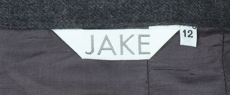 Womens UK Size 12 Jake Straight & Pencil Tweed Skirt