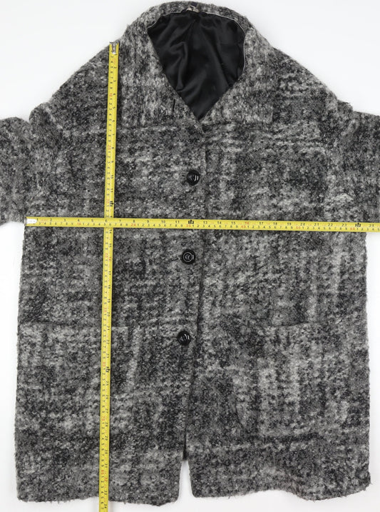 Womens UK Size 20 Marks and Spencer Grey Overcoat
