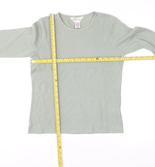Womens UK Size S Northern Reflections Green Pullover Jumper