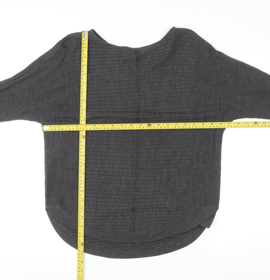 Womens UK Size 12 Principles Grey Pullover Jumper