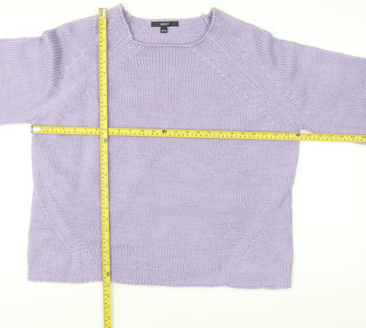 Womens UK Size L NEXT Purple Pullover Jumper